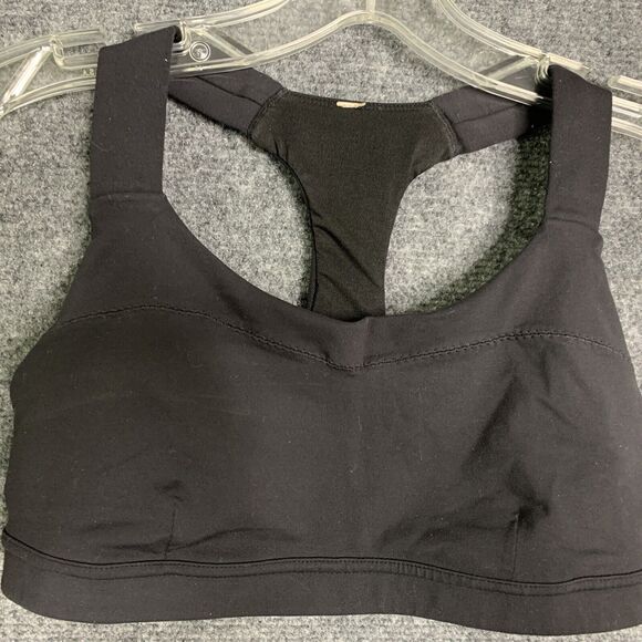 Lululemon Sports Bra Black S Inside Pocket No Size Dot. - Picture 2 of 10